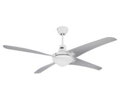 Deckenventilator MIRAGE Weiß / Transparent mit Fernbedienung