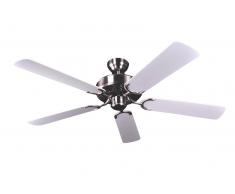 Deckenventilator Potkuri gealtertes Silber 132 cm