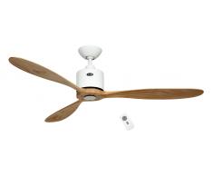 Deckenventilator Aeroplan Eco Weiß / Holz Natur 132 cm