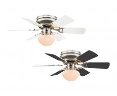 Deckenventilator Ugo 76 cm Weiß / Graphit mit Licht