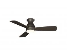 Outdoor Deckenventilator Hugh Wet 112 cm Grau mit LED