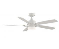 Deckenventilator The BENITO 132 cm Weiß mit Licht