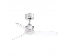 Energiespar Deckenventilator Just Fan XS Chrom