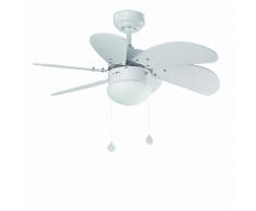 Deckenventilator Palao Weiß inklusive Leuchte 81 cm