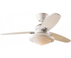Deckenventilator Merced 112 cm weiß mit Leuchte