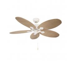 Outdoor Deckenventilator Phuket weiß 132 cm