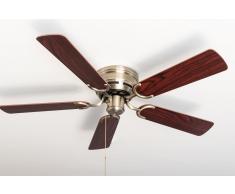 Deckenventilator Kisa Deluxe MA Rosenholz / Walnuss