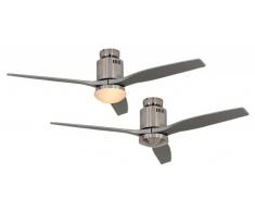 Deckenventilator Aerodynamix Chrom gebürstet / Silber