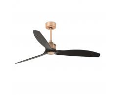 Energiespar Deckenventilator Just Fan Kupfer / Schwarz