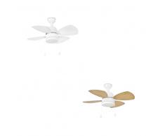 Deckenventilator Mediterraneo Weiß 81 cm mit Leuchte