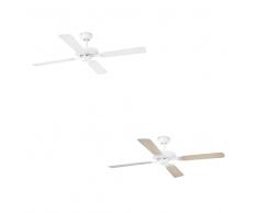 Deckenventilator Yakarta Weiß 121 cm mit Zugschnur