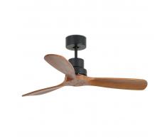 Deckenventilator Mini Lantau Schwarz Walnuss 107 cm