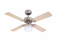 Westinghouse Deckenventilator Vegas Aluminium mit Licht