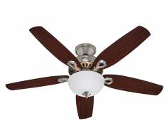 Deckenventilator Hunter Builder Deluxe 132 cm Chrom