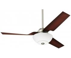 Deckenventilator FLIGHT 132 cm Chrom gebürstet mit Licht