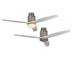 Deckenventilator Aerodynamix Chrom gebürstet / Weiß
