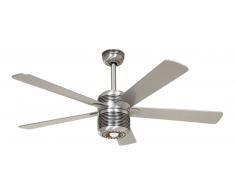 Deckenventilator ALU / Aluminium gebürstet mit Leuchte