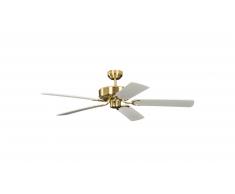 Deckenventilator Potkuri Messing seidenmatt 132 cm