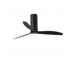 Energiespar Deckenventilator Tube Schwarz matt