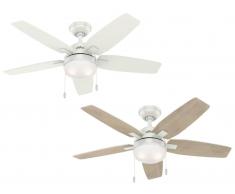 Deckenventilator Arcot Weiß 117 cm mit Beleuchtung