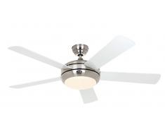 Deckenventilator TITANIUM Chrom 132 cm Weiß