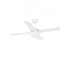 Deckenventilator Mini Icaria Weiß 107 cm mit Licht