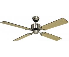 Deckenventilator TELESTO Chrom gebürstet ohne Steuerung