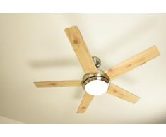 Deckenventilator FRESCO Nickel 112 cm mit Licht