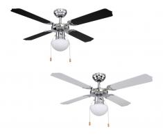 Deckenventilator Champion Schwarz 106 cm mit Licht