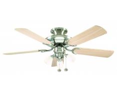Deckenventilator Mayfair Combi Stahl 107 cm mit Licht