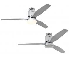 Deckenventilator Aerodynamix Chrom glänzend / Silber