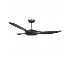 Energiespar Deckenventilator Diamond Schwarz mit LED