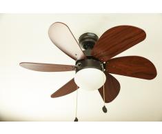 Deckenventilator Palao Braun inklusive Leuchte 81 cm