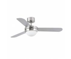 Deckenventilator Feroe nickel inklusive Leuchte 106 cm von Faro