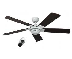 Deckenventilator Rotary Weiß Wenge mit Fernbedienung