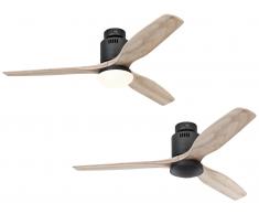 Deckenventilator Aerodynamix Basaltgrau / Holz