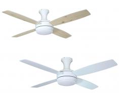 Deckenventilator Saturn Weiß 132 cm mit Beleuchtung