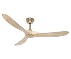 Energiespar Deckenventilator Eco Genuino Messing / Natur