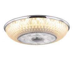 Deckenventilator Rosario Chrom 55 cm mit LED