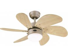 Deckenventilator Turbo Swirl Titan 76 cm mit Beleuchtung