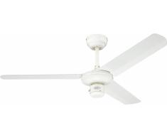 Deckenventilator Industrial 122 cm Weiß mit Zugschnur