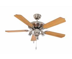 Deckenventilator Steel-Star Slimline N630 mit Licht 103 cm