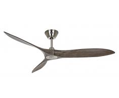 Deckenventilator Eco Airscrew Chrom / Grau 152 cm
