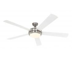 Deckenventilator TITANIUM Chrom 162 cm Weiß