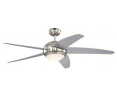 Deckenventilator Bendan LED Silber mit Fernbedienung