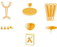 Ersatzteile Tischventilator Greyhound TV36-II Schwarz