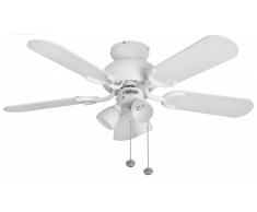 Deckenventilator Amalfi Weiß inklusive Leuchte 91cm