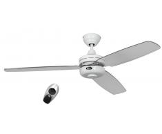 Deckenventilator Night Flight 132 cm Weiß / Transparent