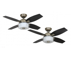 Deckenventilator Central Park 107 cm Zinn mit Licht