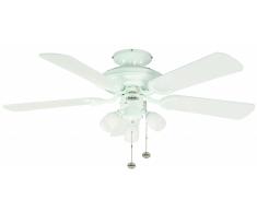 Deckenventilator Mayfair Combi Weiß 107 cm mit Licht